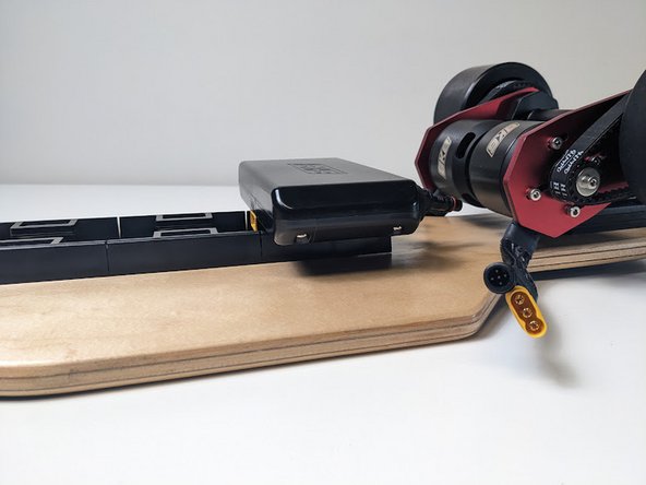 When properly in-place, the ESC enclosure will align with the rail length-wise.