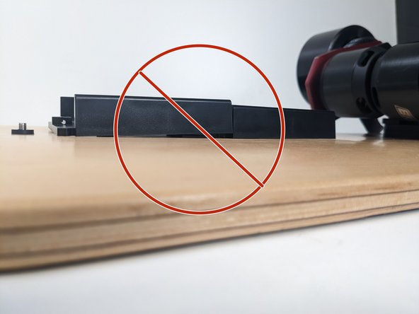 Add your bolts through the top of the deck, and add a rubber washer on the bottom.