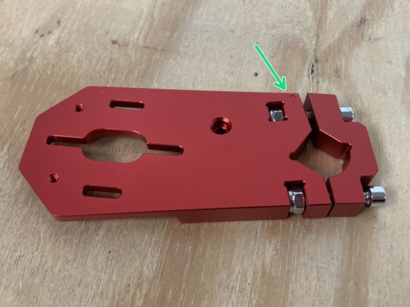 We no longer include the Red Cross bar with the motor mounts. So, do not expect it to be in your package