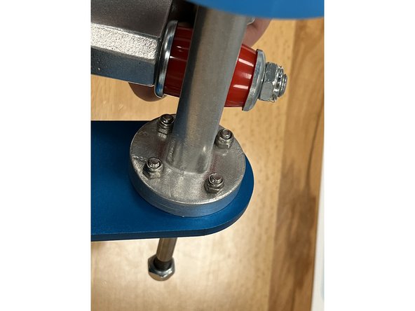 Tighten all four bolts with the 7mm spanner wrench and allen wrench