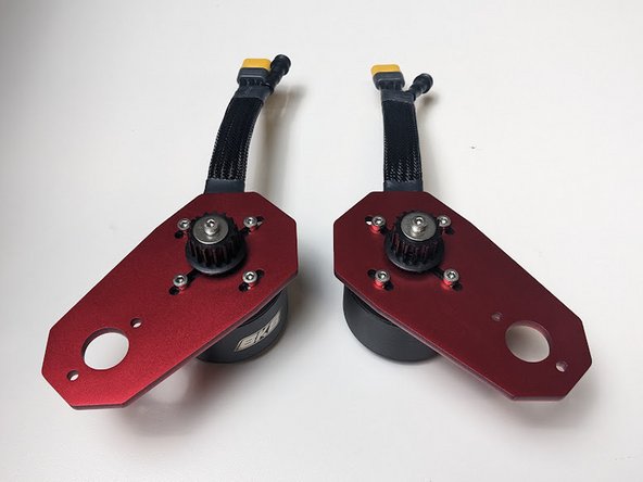 Repeat the same process on the other motor mount.