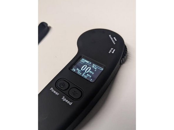 Acceleration:  The board has 4 speeds: Low, Medium, High, and Pro. You can see the mode you're in on the bottom center on your remote screen.