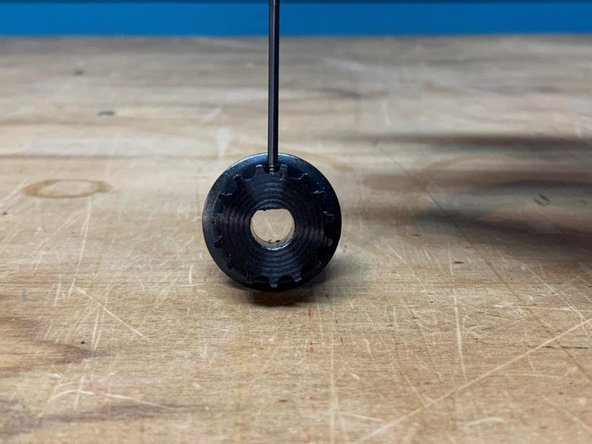 Add two drops of Loctite to each motor shaft