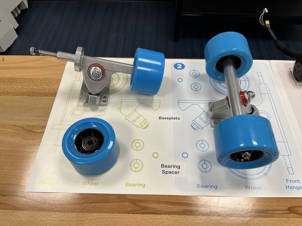 Tighten the locknut until it does not turn anymore. Then back it off 1/4 turn to get the proper tightness.