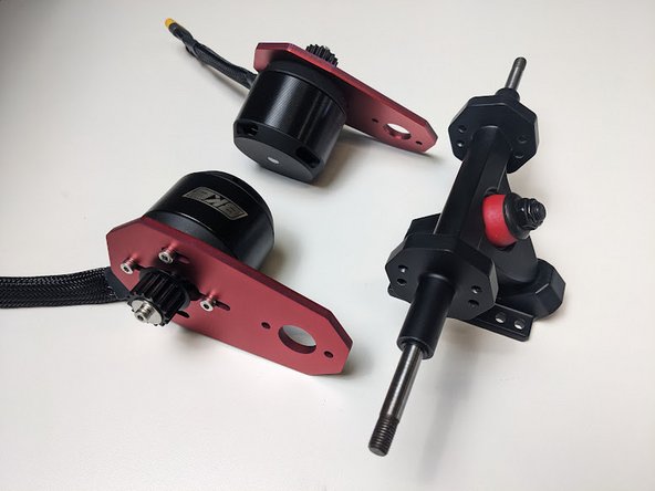 With these rear trucks, there are different orientations for the motor mounts.