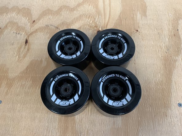 Repeat this process to complete all four wheels