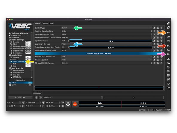 In right column, select up arrow A ⬆️