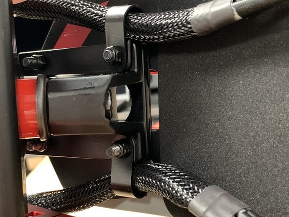 Secure all four bolts with a locknut