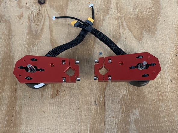 Repeat this process to attach the other motor to the motor mount
