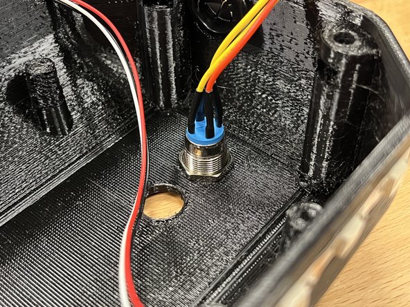 Secure the switch with the locknut you previously removed