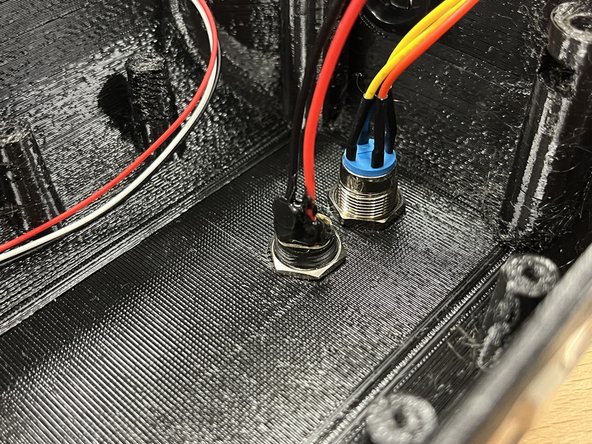 Add the charge port to the second hole
