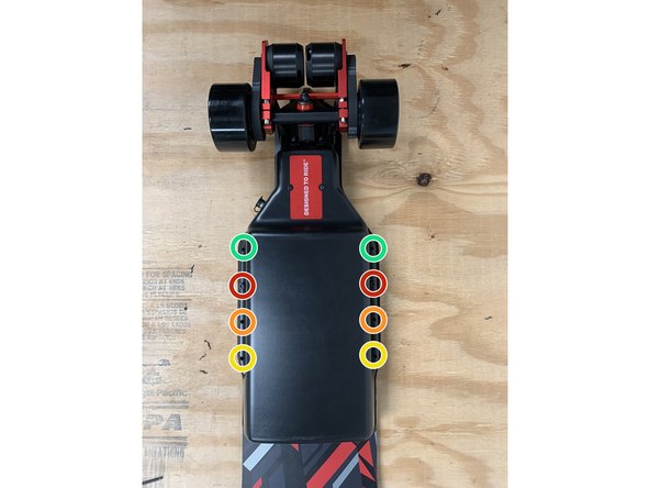 It is important to attach the bolts in the correct order so that all bolts, and correct alignment for the enclosure is achieved. Follow the steps below carefully.