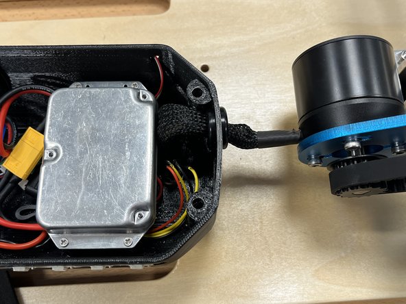 Reposition the wires so everything fits