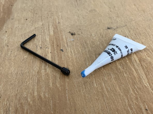 Remove the set screw from the motor pulley