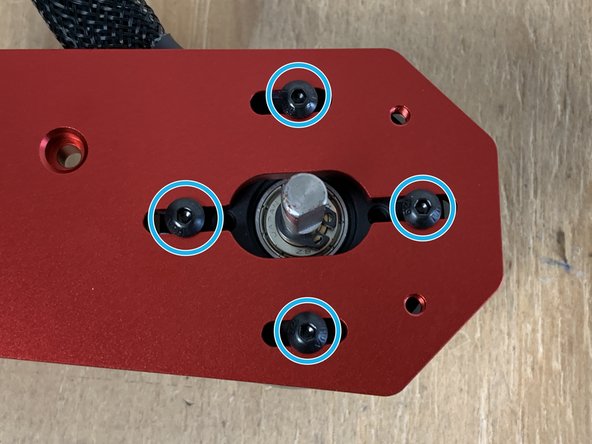 Anytime there is a blue circle in a photo it represents where a drop of loctite needs to be added