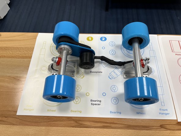 Place the completed rear truck on section 1, woohoo!!