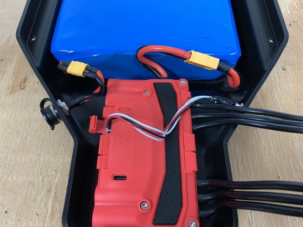 Plugin the switch to the SWITCH port on the Xenith