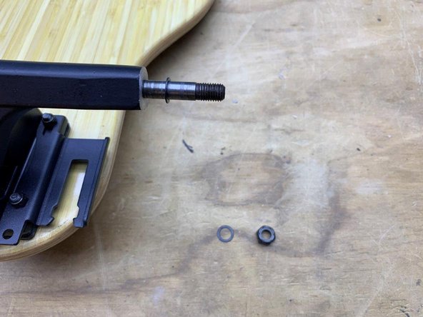 Make sure there is one washer still on the truck