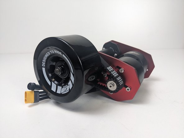 If it is too stiff and does not move, there is too much tension in the belt. Loosen the bolt and try again