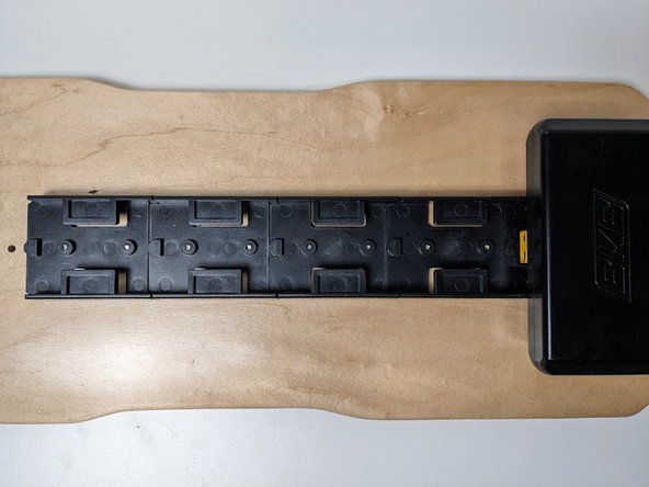 If you purchased more than 1 battery and do not plan on using them together, feel free to only install 2 additional rails behind the ESC.