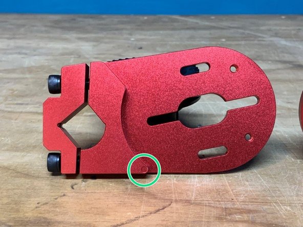 Gather the motor mount, motor, motor hardware, loctite, and allen wrenches