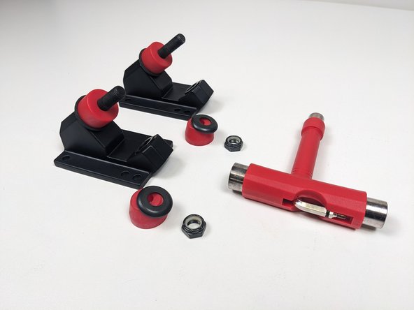 Remove the locknut from each baseplate