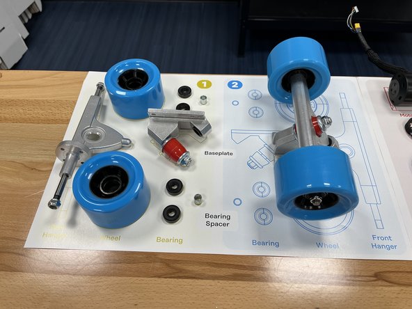 Add the locknut back onto the bolt and tighten until the bolt is flush with the locknut