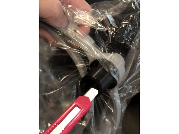 Although you can partially fenestrate the plastic with just a fingertip, doing so often creates a smaller passage due to the plastic's elasticity. Improve airflow by slicing away plastic open with a blade and/or tearing out excess plastic with hemostat.