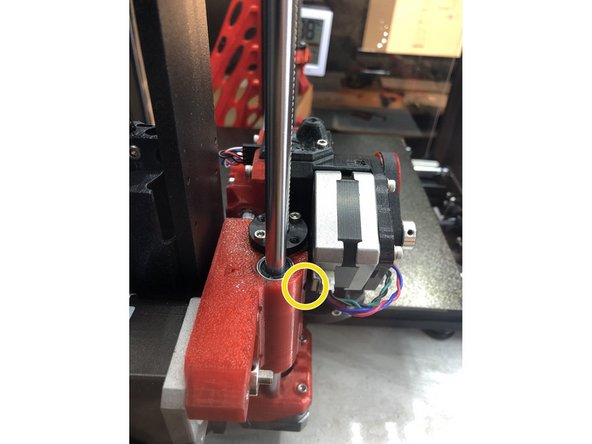 If using hex head M3 screws, you may need to file the top clamp screw head to clear motor..