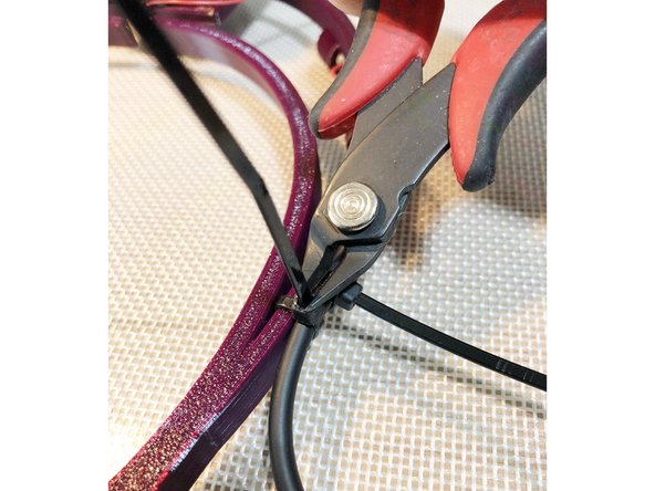 FLUSH CUTTER is vital safety tool when trimming off zip ties. Diagonal cutters leave a sharp protrusion that can cut users OR RUPTURE BAG. Flush cutters trim flush, leaving a safe end.