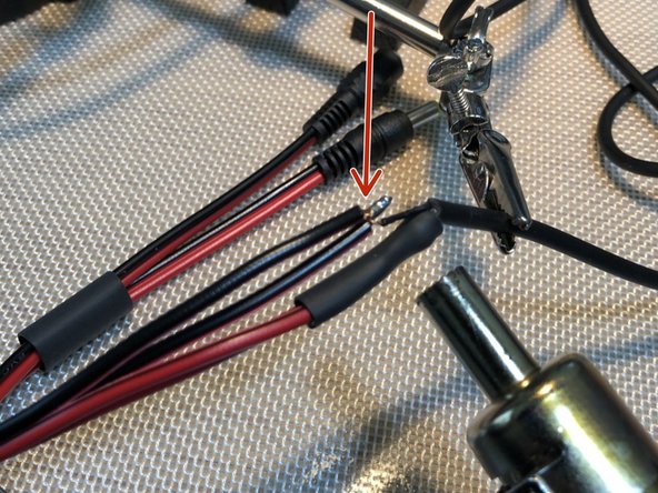 Insulate positive leads with smaller heat shrink tubing.