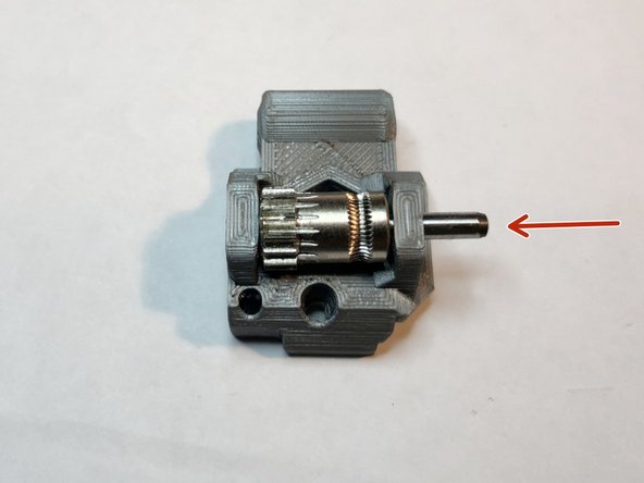 Bondtech shaft must be inserted in direction illustrated. It will not fit from other side. Fully seat the shaft.