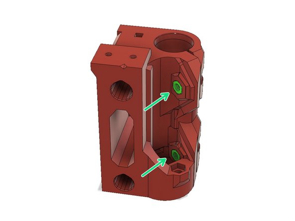 Clear out linear rod mounting holes with 8 mm drill at low RPM.
