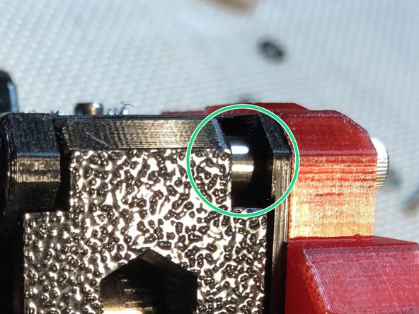If single filament armature sensor, place 1050ZZ bearing on hinge bolt as spacer in place of internal  sensor lever.