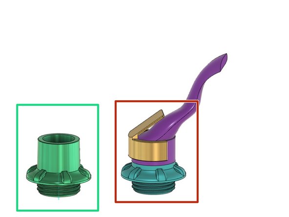 Bag penetrators create air tight passage through plastic bag. Their special sized threading avoids damaging bag material as they screw into place.