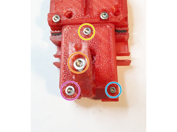 Two M3 x 12 mm top cover screws. (10 mm is OK)