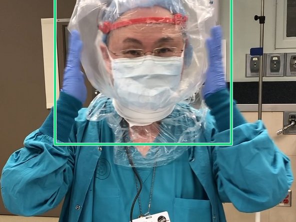 Adequate seal and gas flow are readily readily monitored by bag's positive pressure inflation.