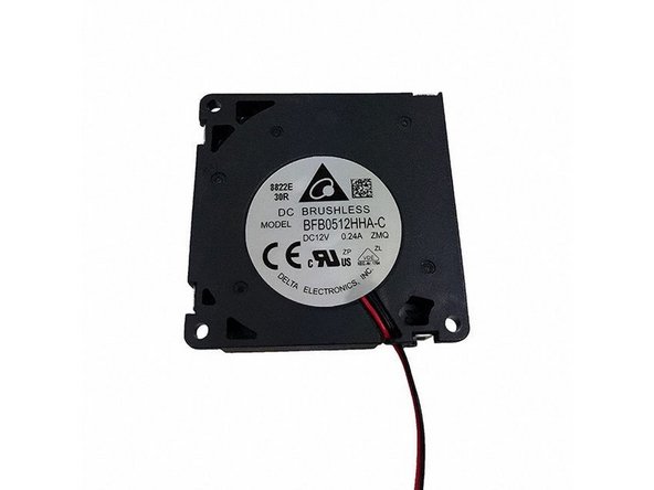 My original recommended NMB Technlogies BM5115-04W-B50-L00 blower fan static pressure of 0.803 in H2O (200.0 Pa) provided ample airflow (30 L/min with Intersurgical Hydromax HMEF) . However, this fan is now sold out.