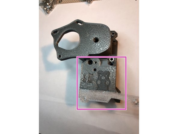 M3 nut for cooling fan.