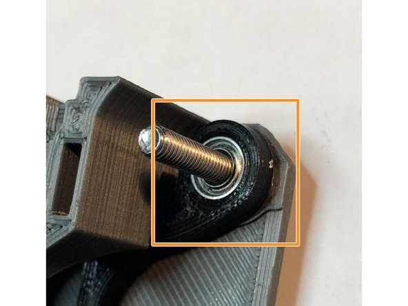 if MMU2S internal lever, hinge bolt goes through lever bearing then idler door