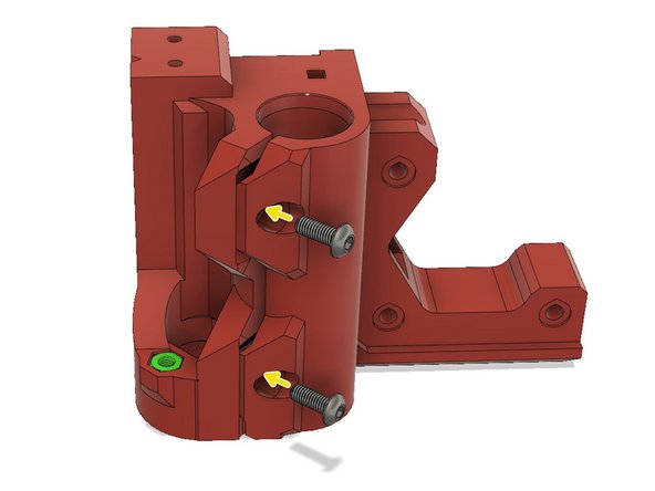 M3 screws longer than 8mm here will damage Z-axis screw rod. Bunnies recommend verifying clearance.