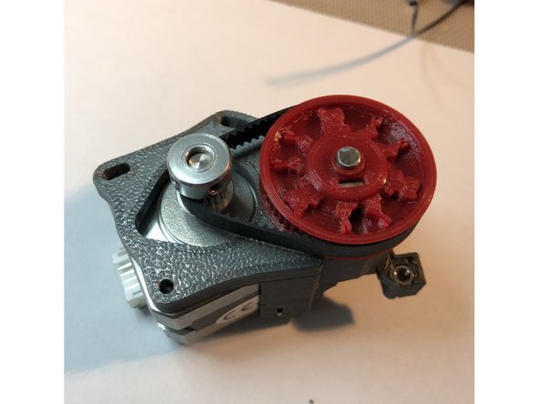 Check that pulley and drive gear set screws are loose.