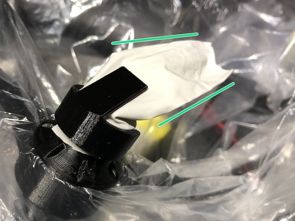 Older, round shaped valve penetrators needed their valve closing performance improved by pre-bending the glove finger with a valve deflector. Current, elliptical valve penetrators do not need a valve deflector added.