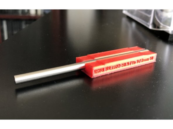 Prepare 5 mm diameter shaft rod, Length 55 mm, Pulley Flat 0 to 9 mm, Bondtech Flat 42 mm to end.  See https://www.thingiverse.com/thing:359520... for shaft cutting guide and instructions