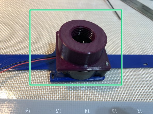 Insert bolts from below mounting band halves. Position the two halves interlocked with bolts facing up.