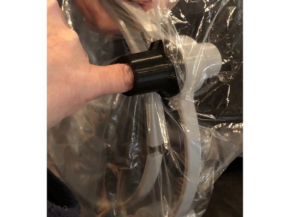 Fenestrate plastic after penetrator is tight.