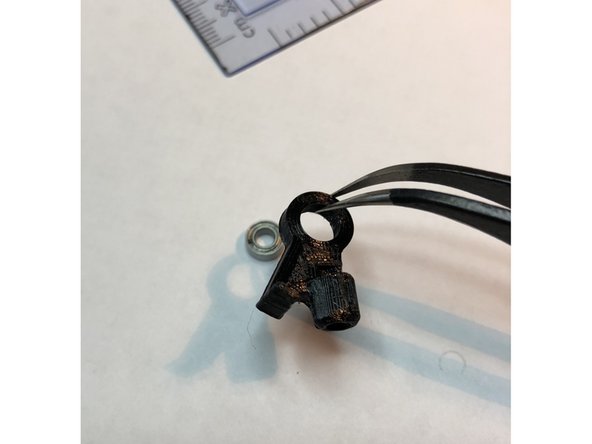 Post print process  armature only with a knife. Do not use hot air or you risk damaging its interruptor fin.