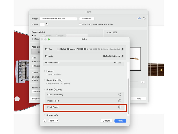 From the Printer Options drop-down on left, click on the Paper Feed option, and select Bypass Tray.
