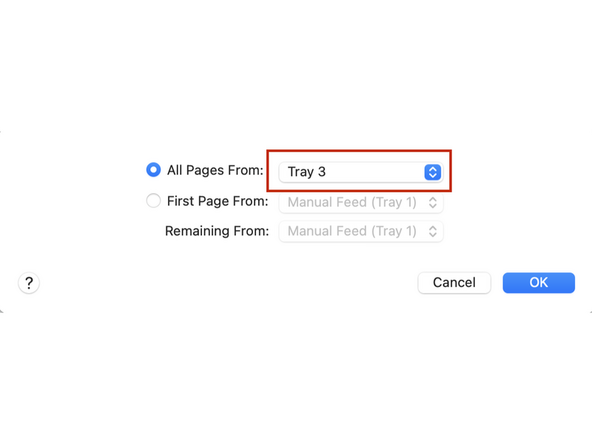 In the All Pages From option: