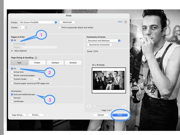 Verify the general settings are correct: